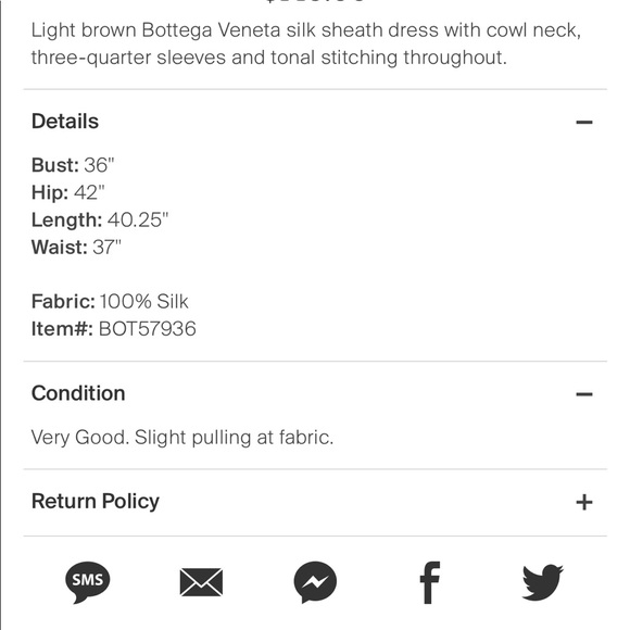 Bottega Veneta Silk Dress - Picture 3 of 7